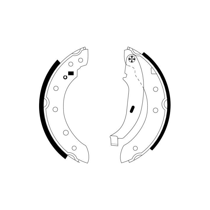 Stabdžių trinkelių komplektas MINTEX MFR400