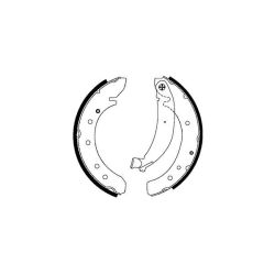 Stabdžių trinkelių komplektas MINTEX MFR403