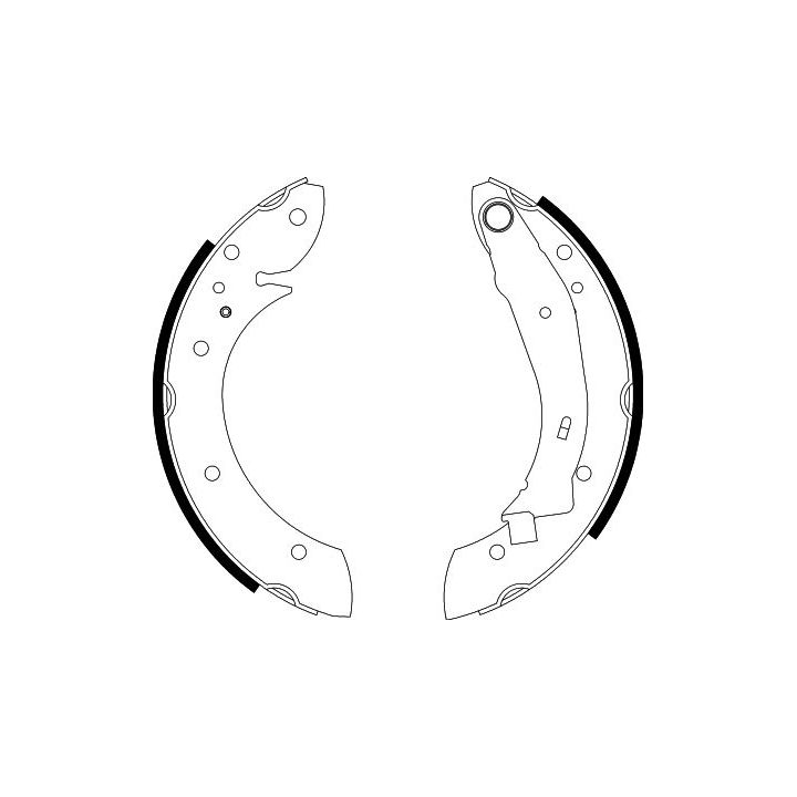 Stabdžių trinkelių komplektas MINTEX MFR409