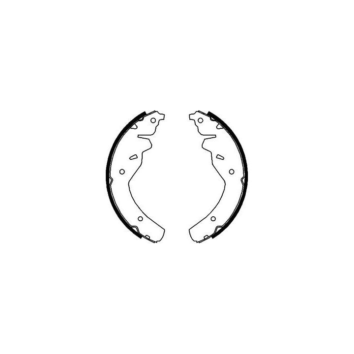 Stabdžių trinkelių komplektas MINTEX MFR413