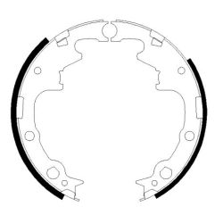 Stabdžių trinkelių komplektas MINTEX MFR424