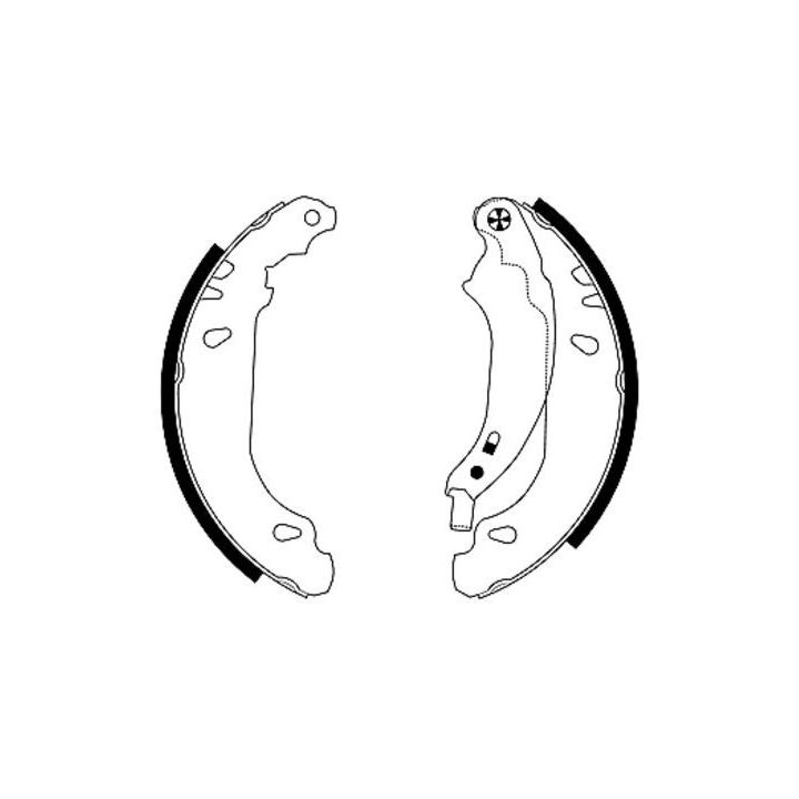 Stabdžių trinkelių komplektas MINTEX MFR430