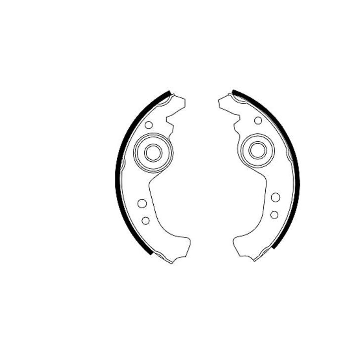 Stabdžių trinkelių komplektas MINTEX MFR45