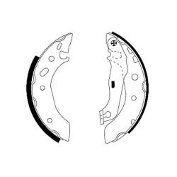 Stabdžių trinkelių komplektas MINTEX MFR453