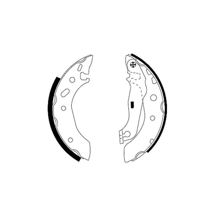 Stabdžių trinkelių komplektas MINTEX MFR453