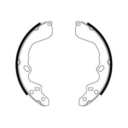 Stabdžių trinkelių komplektas MINTEX MFR460