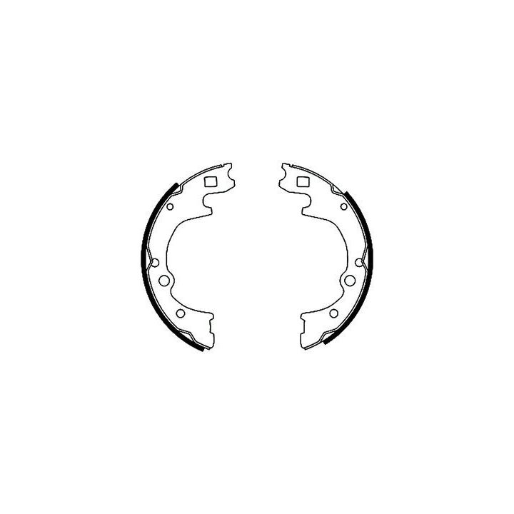 Stabdžių trinkelių komplektas MINTEX MFR514