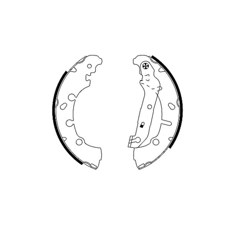 Stabdžių trinkelių komplektas MINTEX MFR516