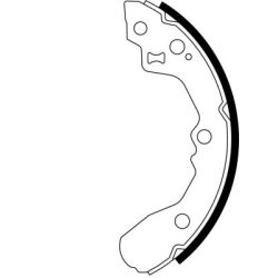 Stabdžių trinkelių komplektas MINTEX MFR517