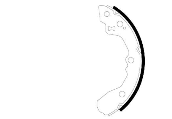 Stabdžių trinkelių komplektas MINTEX MFR538