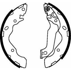 Stabdžių trinkelių komplektas MINTEX MFR551