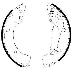 Stabdžių trinkelių komplektas MINTEX MFR559