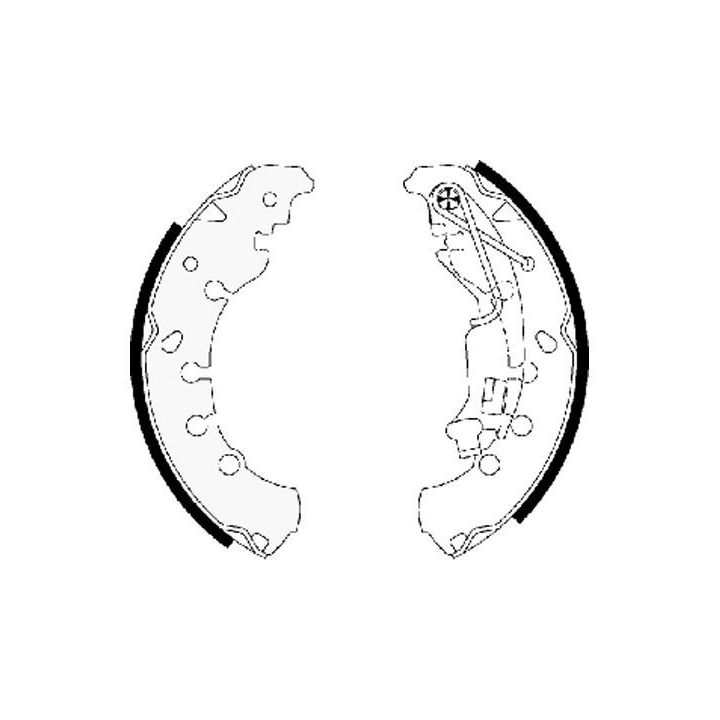 Stabdžių trinkelių komplektas MINTEX MFR565