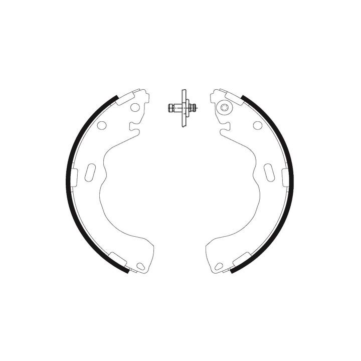 Stabdžių trinkelių komplektas MINTEX MFR603