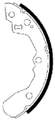 Stabdžių trinkelių komplektas MINTEX MFR605