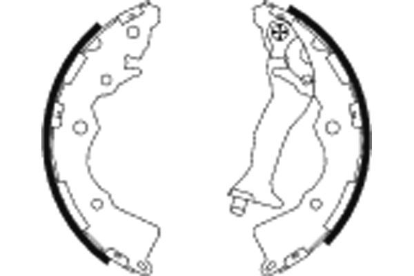 Stabdžių trinkelių komplektas MINTEX MFR609