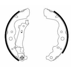 Stabdžių trinkelių komplektas MINTEX MFR610