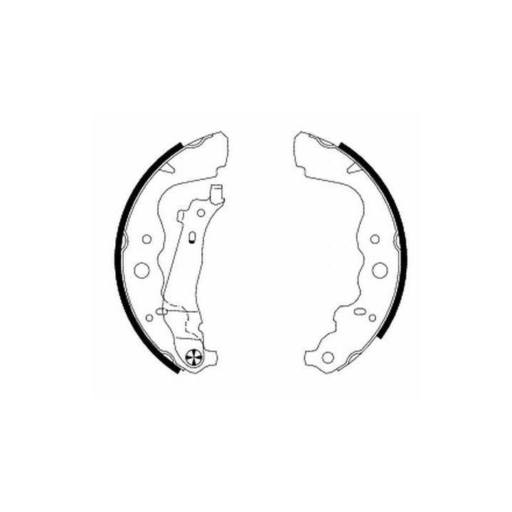 Stabdžių trinkelių komplektas MINTEX MFR610