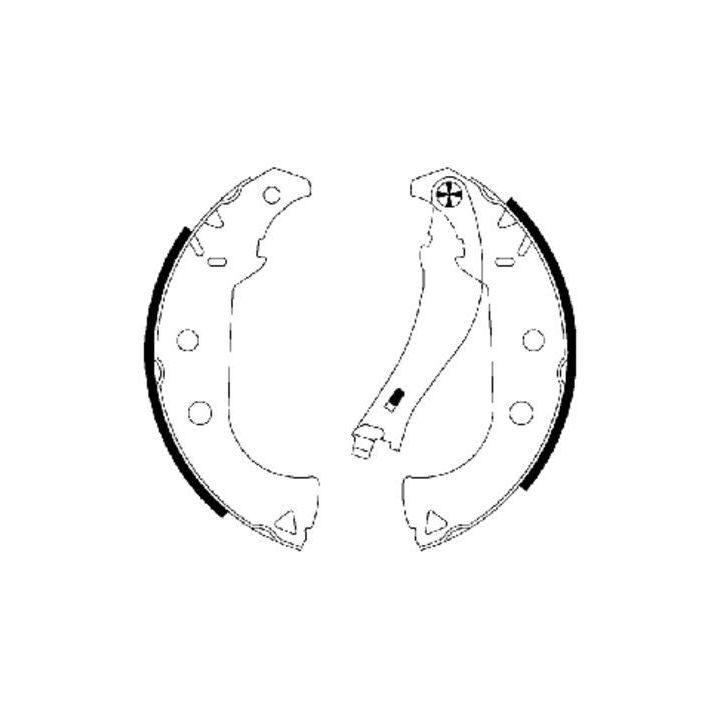 Stabdžių trinkelių komplektas MINTEX MFR629