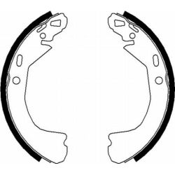 Stabdžių trinkelių komplektas MINTEX MFR641