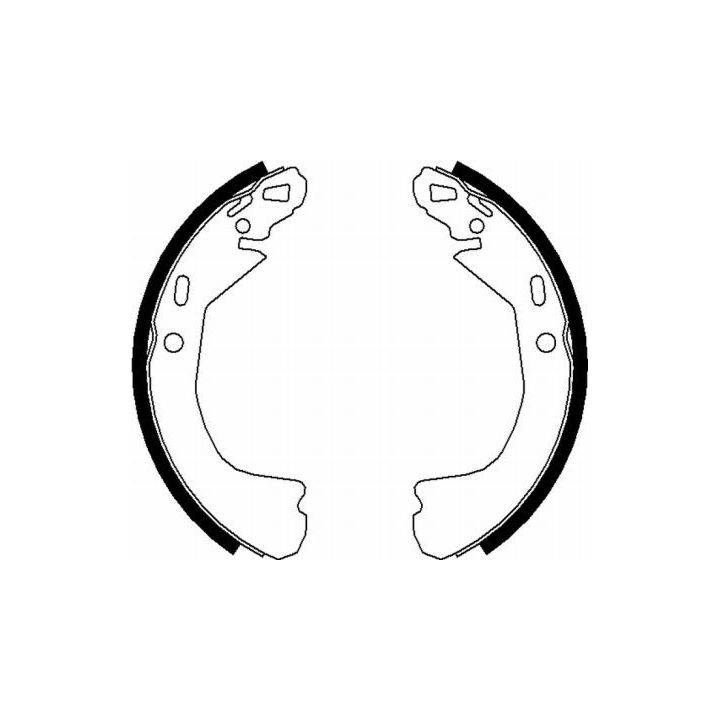 Stabdžių trinkelių komplektas MINTEX MFR641