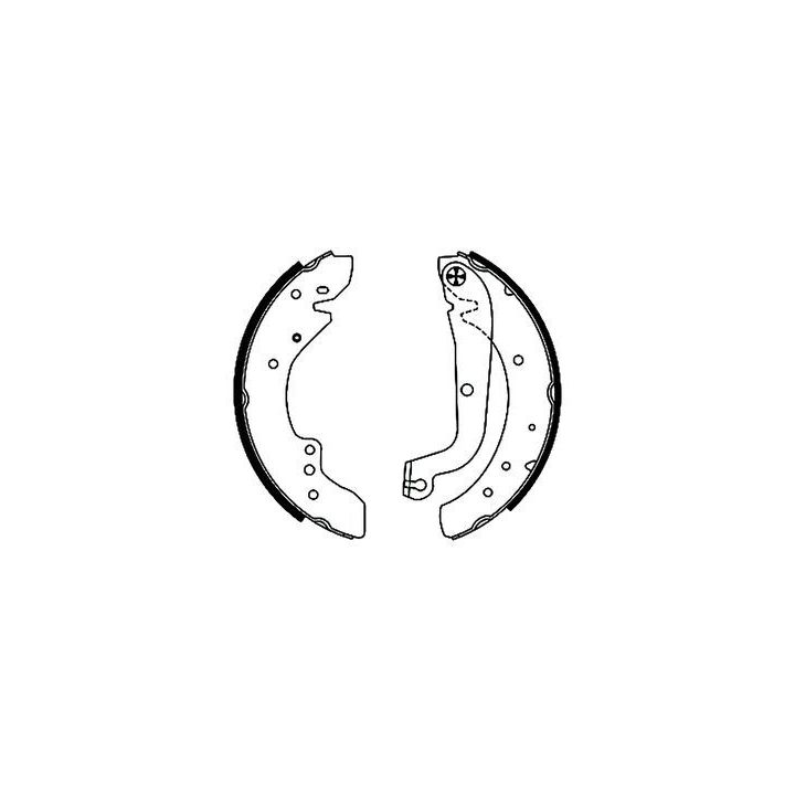 Stabdžių trinkelių komplektas MINTEX MFR642