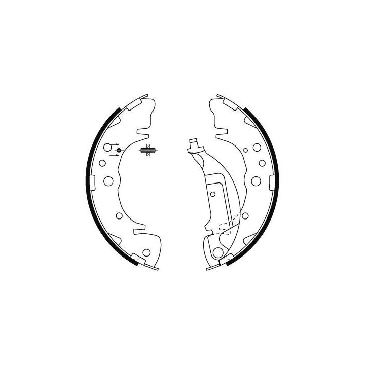 Stabdžių trinkelių komplektas MINTEX MFR667