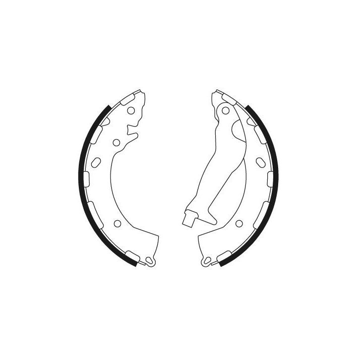 Stabdžių trinkelių komplektas MINTEX MFR690