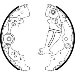 Stabdžių trinkelių komplektas MINTEX MFR703