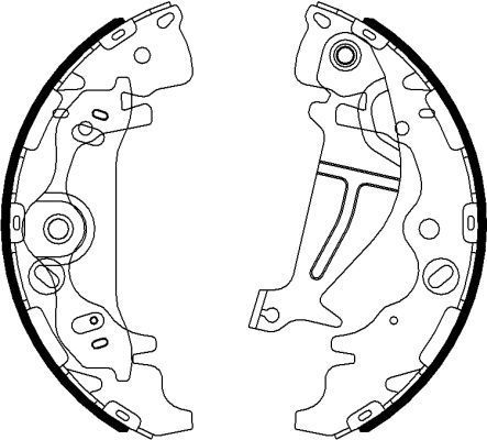 Stabdžių trinkelių komplektas MINTEX MFR703