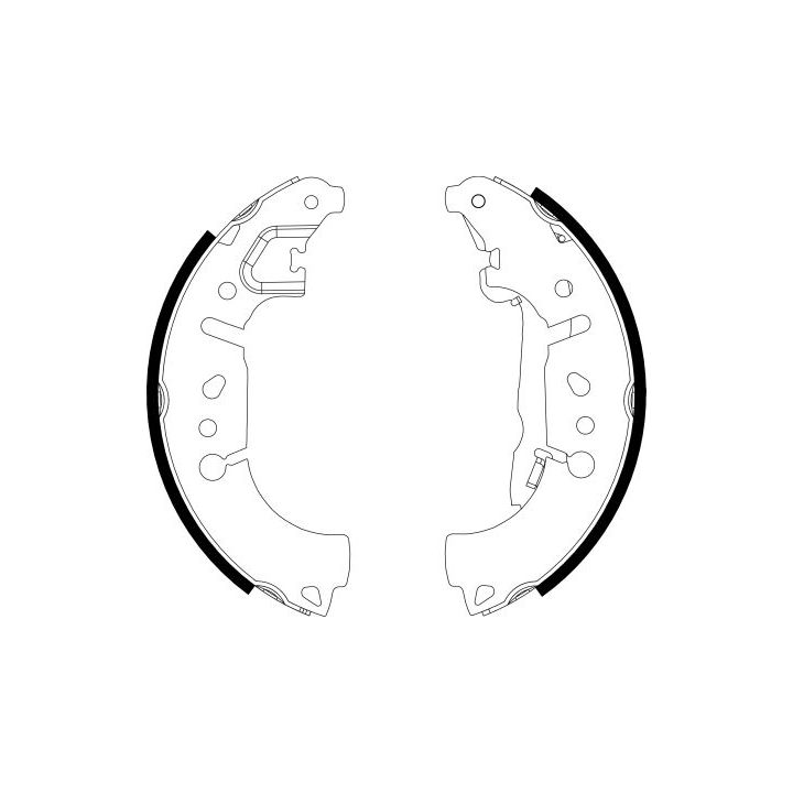 Stabdžių trinkelių komplektas MINTEX MFR731