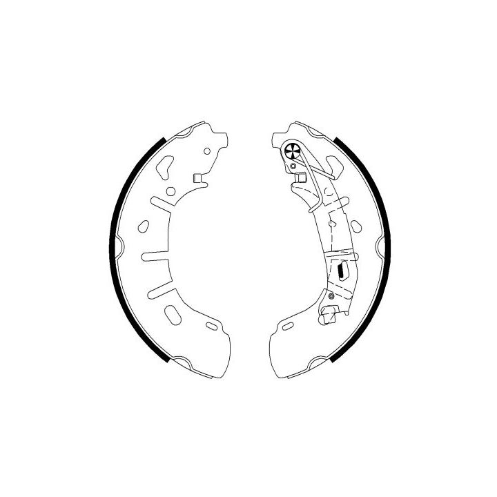 Stabdžių trinkelių komplektas MINTEX MFR732