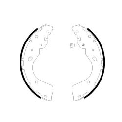 Stabdžių trinkelių komplektas MINTEX MFR735