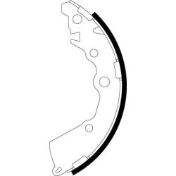 Stabdžių trinkelių komplektas MINTEX MFR749