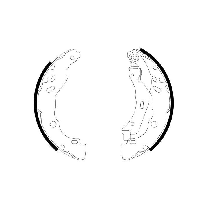 Stabdžių trinkelių komplektas MINTEX MFR751