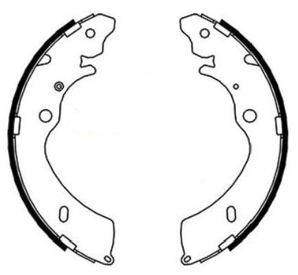 Stabdžių trinkelių komplektas MINTEX MFR769