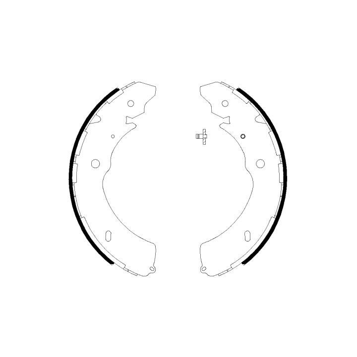 Stabdžių trinkelių komplektas MINTEX MFR776