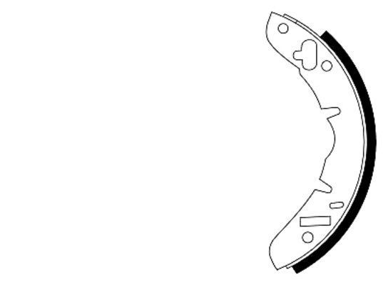 Stabdžių trinkelių komplektas MINTEX MLR17