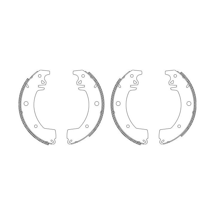 Stabdžių trinkelių komplektas MINTEX MSK069