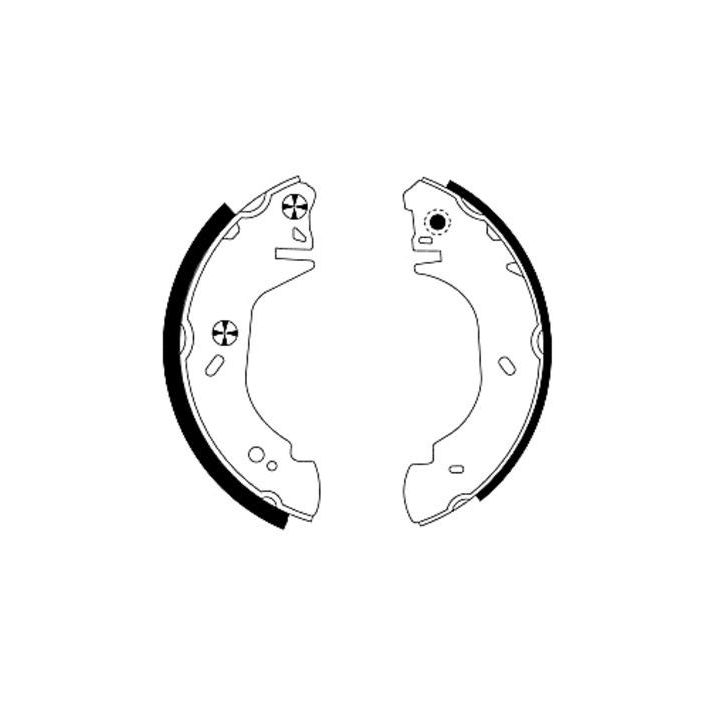 Stabdžių trinkelių komplektas MINTEX MSK159