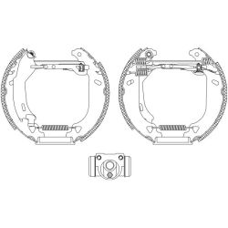 Stabdžių trinkelių komplektas MINTEX MSP018