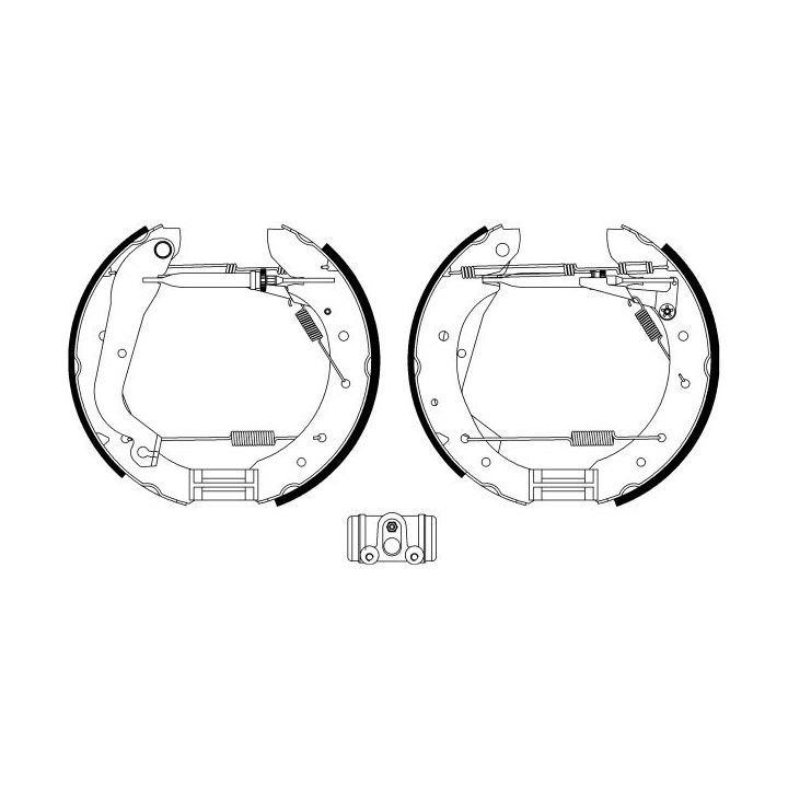 Stabdžių trinkelių komplektas MINTEX MSP022