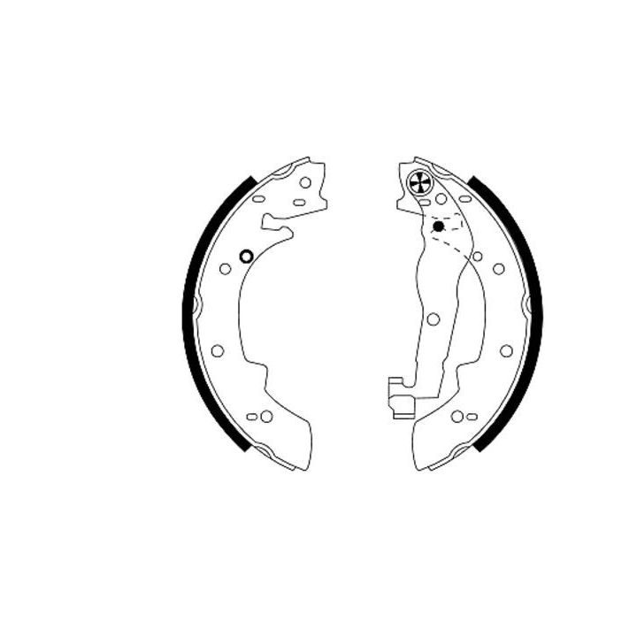 Stabdžių trinkelių komplektas MINTEX MSP036