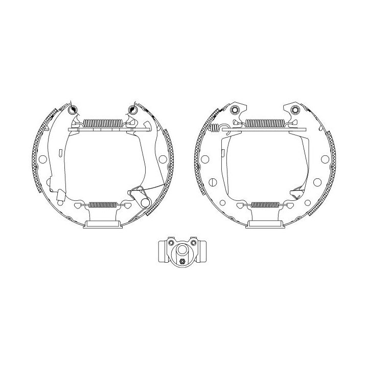 Stabdžių trinkelių komplektas MINTEX MSP059