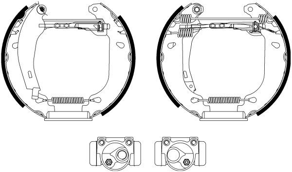 Stabdžių trinkelių komplektas MINTEX MSP065