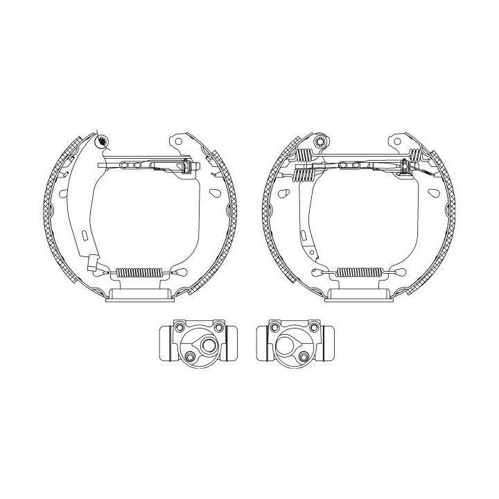 Stabdžių trinkelių komplektas MINTEX MSP077