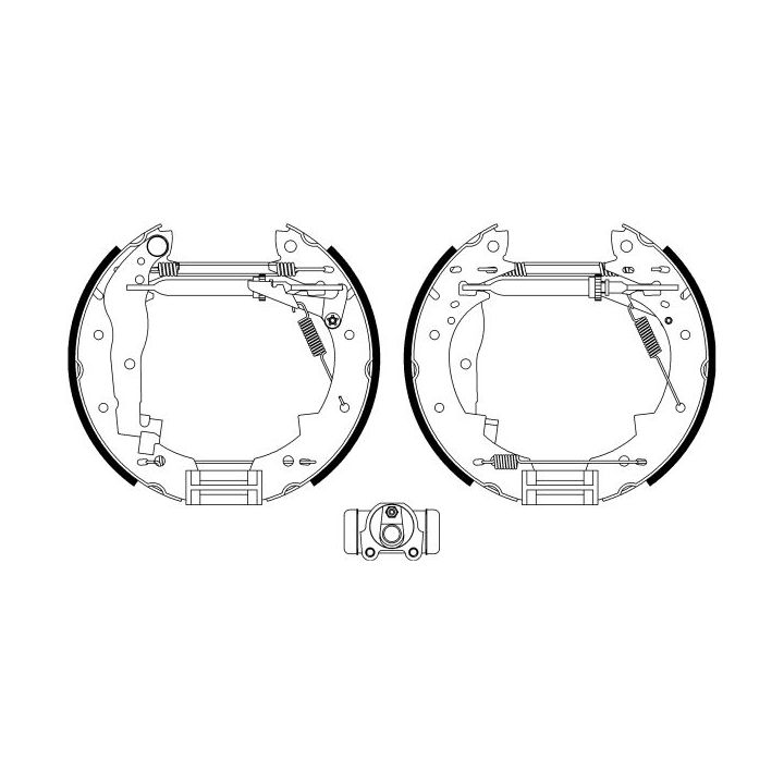 Stabdžių trinkelių komplektas MINTEX MSP089