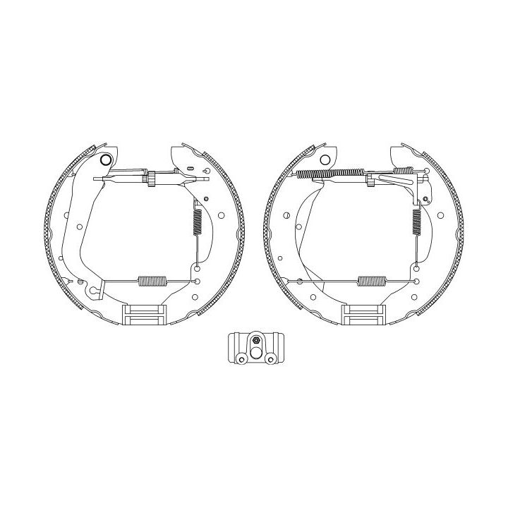 Stabdžių trinkelių komplektas MINTEX MSP119
