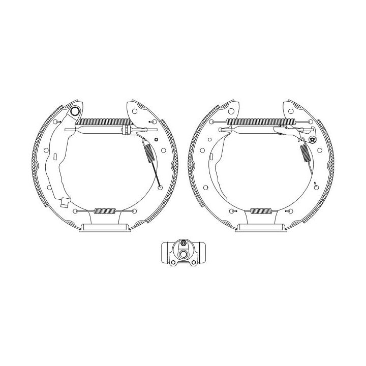 Stabdžių trinkelių komplektas MINTEX MSP137