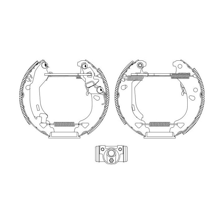 Stabdžių trinkelių komplektas MINTEX MSP139